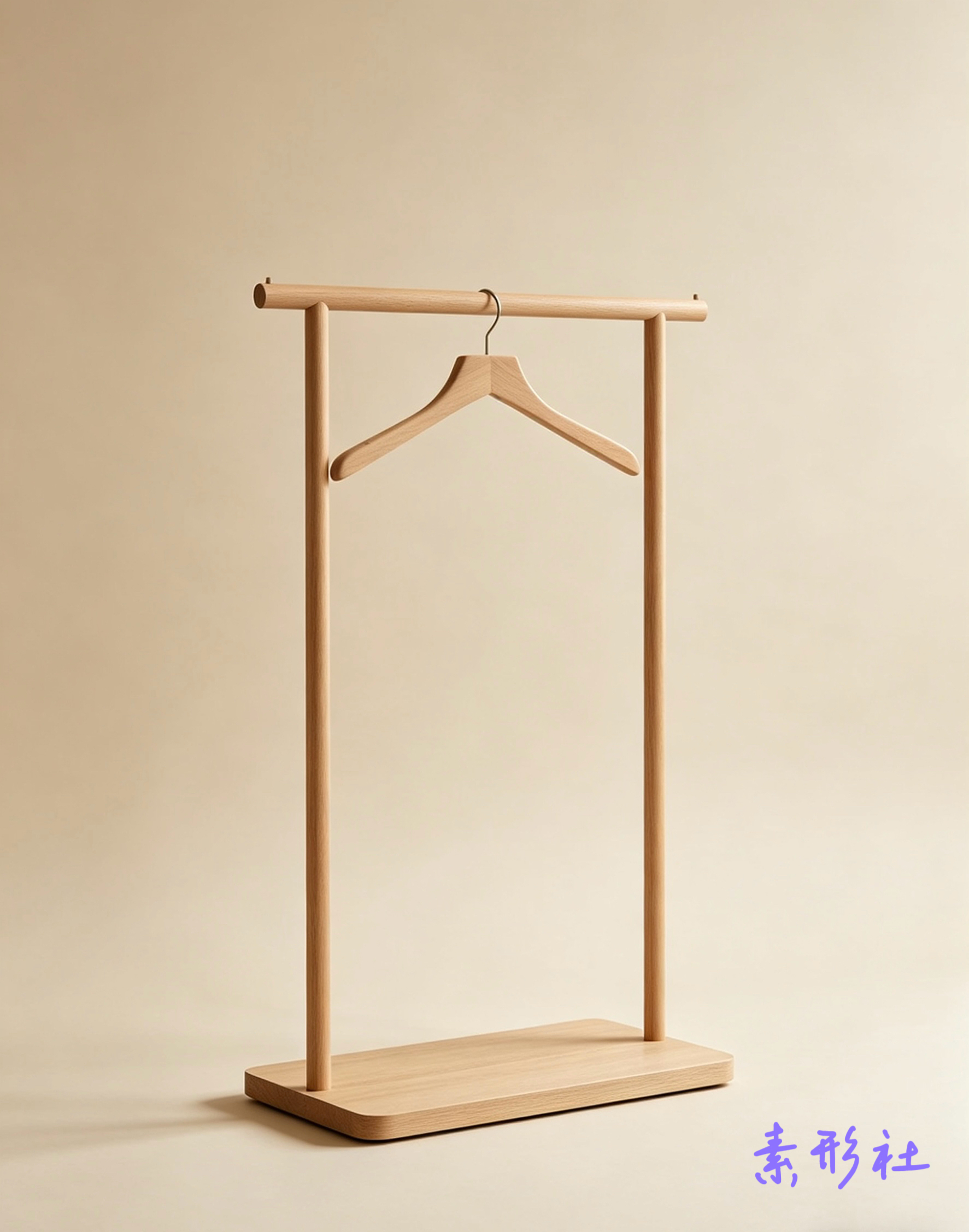 咖色风衣走秋雨里的中山四路